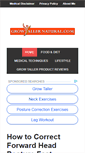 Mobile Screenshot of growtallernatural.com
